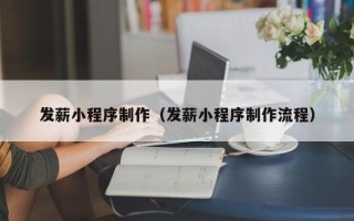 宣汉发薪小程序制作（发薪小程序制作流程）